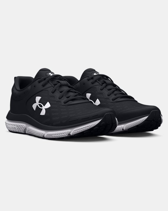 Women's UA Charged Assert 10 Running Shoes, Black, pdpMainDesktop image number 3